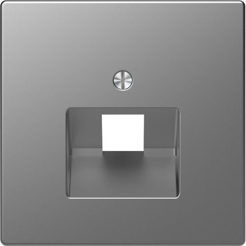 Лицевая панель Schneider Electric Merten D-Life для 1-м. розетки RJ45 сталь фото Лицевая панель Schneider Electric Merten D-Life для 1-м. розетки RJ45 сталь картинка